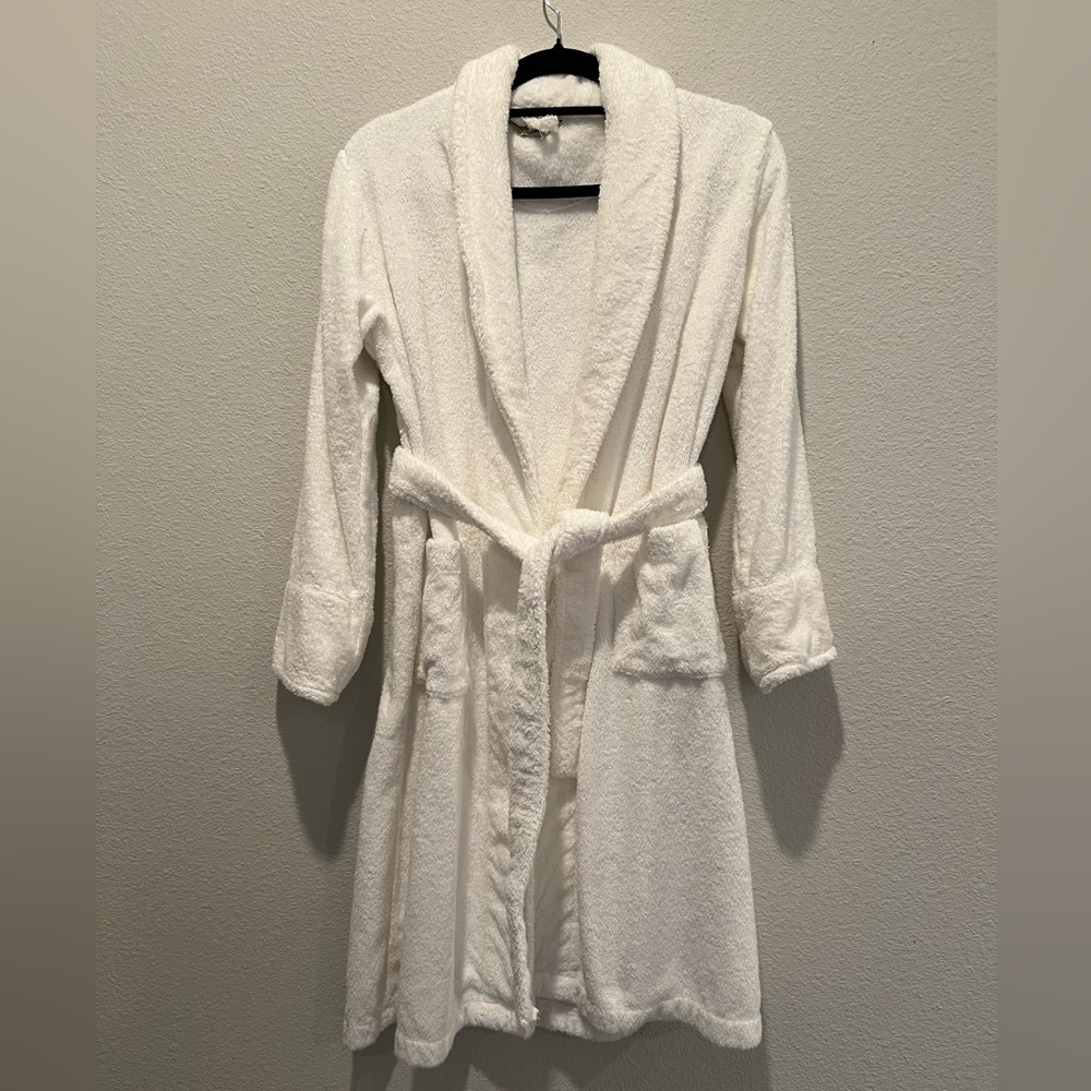 L.L. Bean Cream Robe